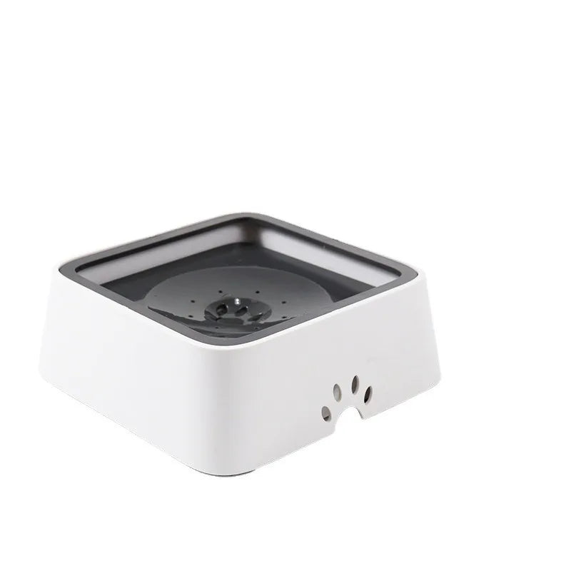Anti-Splash Pet Water Bowl Dog Cat Drinking Bowl Non-Wetting Mouth Floating Water Bowl Anti-Slip Anti-Tip Pet Bowl Vue