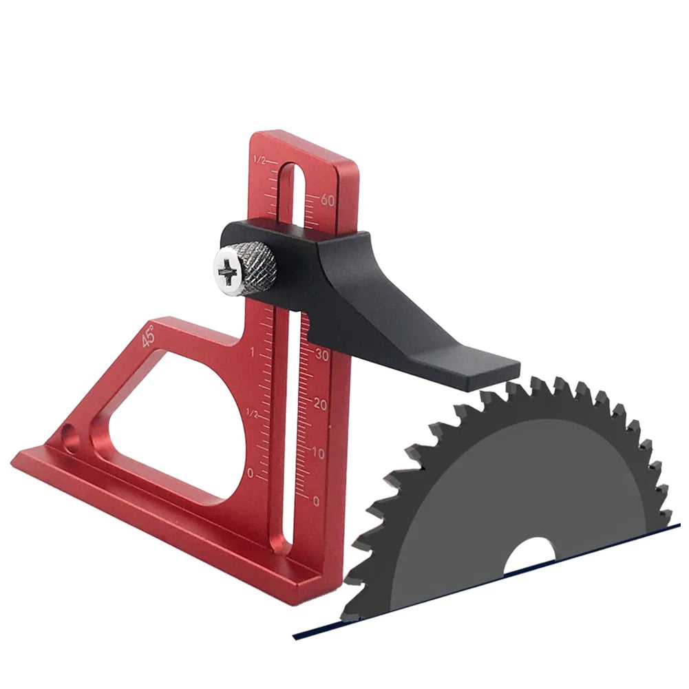 Metal Height & Depth Gauge for Table Saw, Drill Press & Bandsaw Woodworking Height Gauge Vue