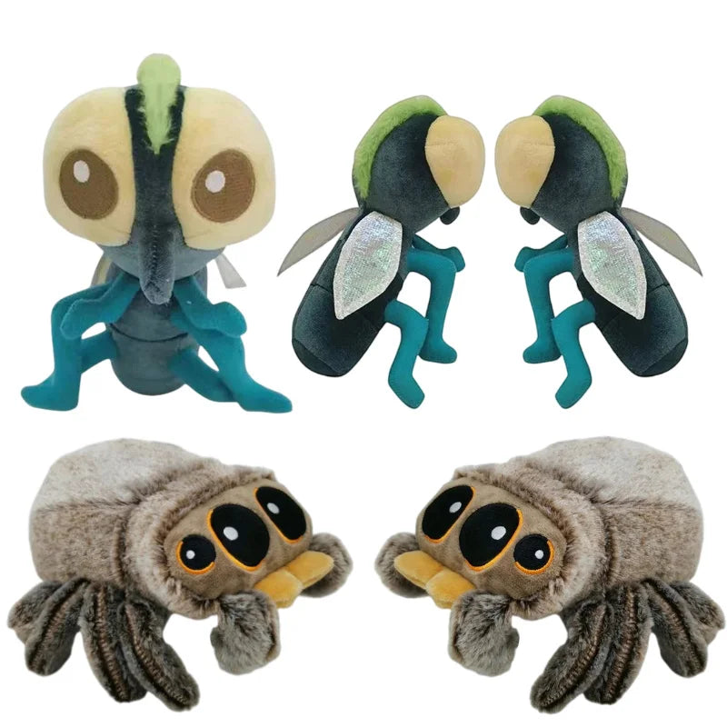 Stuffed Soft Animals Plushies Spider Little fly Toy Black Little Lucas Simulated Pillow Doll Anime Game Room Decora Kid Gift Vue