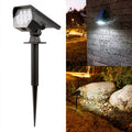 10 LEDs Solar Spotlight Outdoor, 180° Adjustable Waterproof & Anti - aging Ground/Wall Mount, for Garden Yard Landscape Lighting Vue White Light
