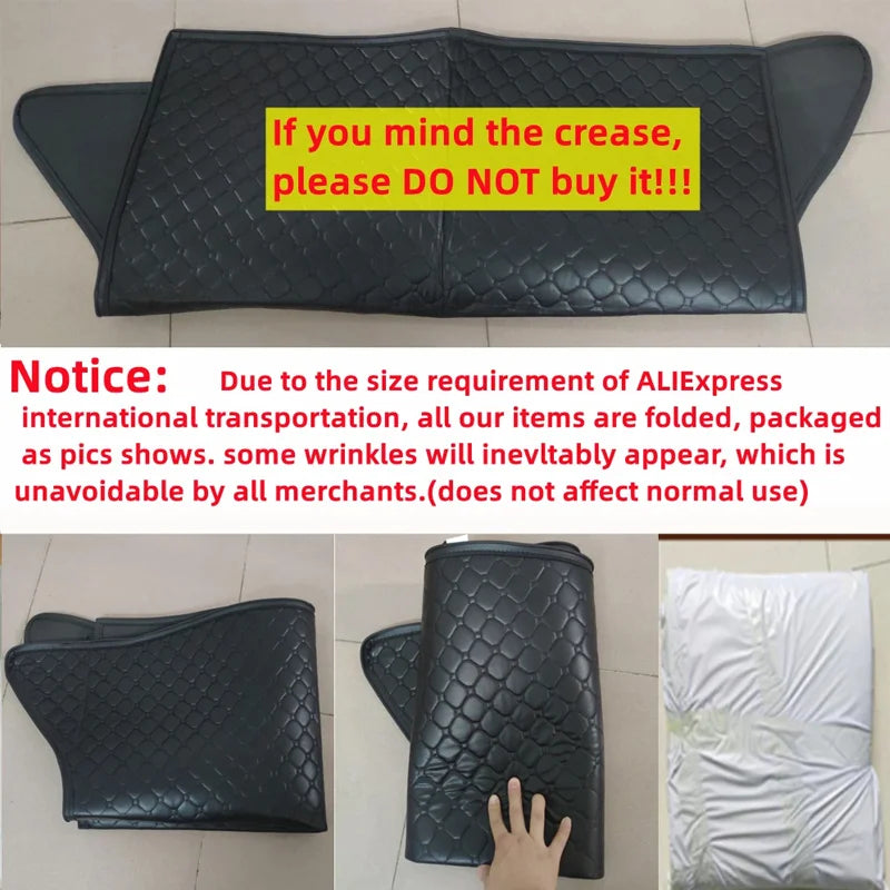 For Subaru Legacy B4 Sedan 2010-2014 MK5 Car Trunk Mats Anti Dirty Luggage Tray Anti-Slip Easy Clean Car Interior Accessories Vue