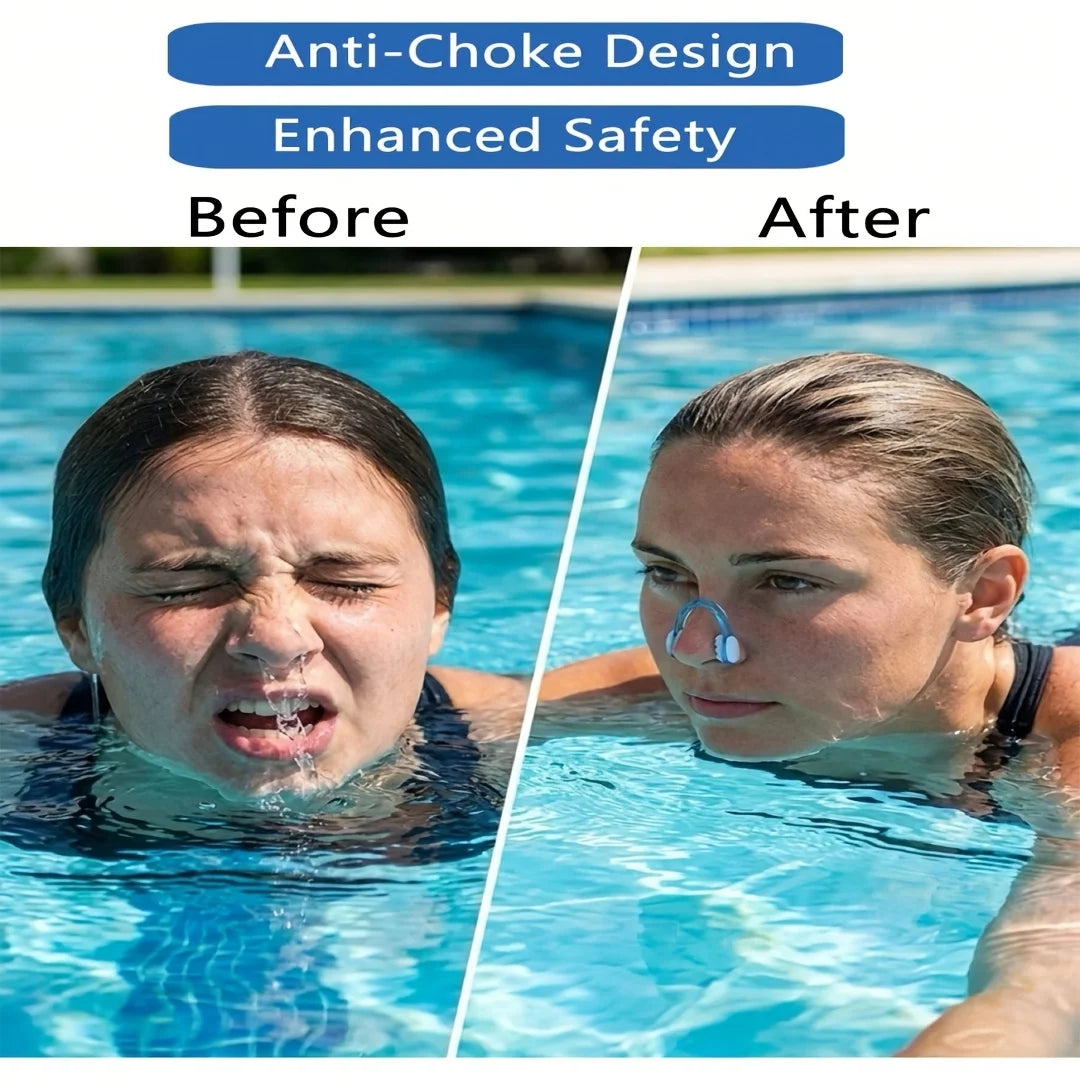 Soft Silicone Swimming Nose Clips Waterproof Non-slip Plugs Diving