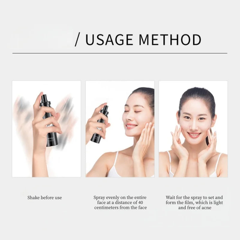 100ml Soft Matte Setting Spray, the Fine Mist Is as Light as Smoke, Hydrating and Moisturizing, Does Not Stick to Powder, Does Not Cause Powder to Cake, Keeps Your Makeup Hydrated and Smooth, Giving You a Dewy Makeup Look Sui Vue