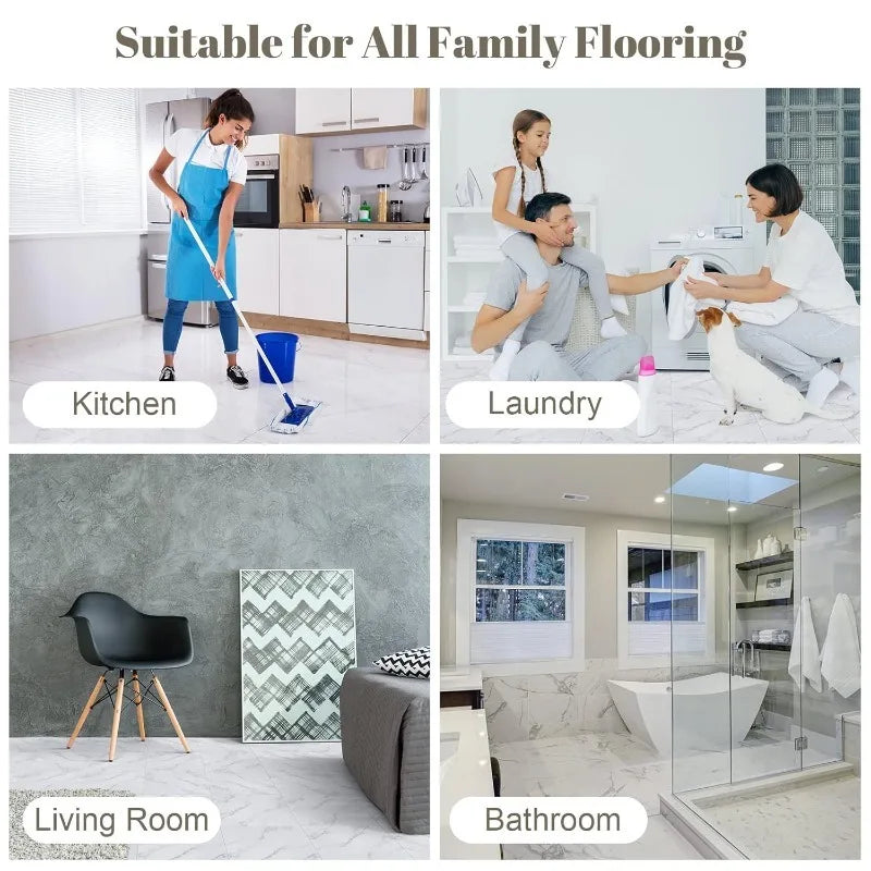 10-50PCS Thickened Self-adhesive Decor Wall Sticker Marble Tile Floor Sticker PVC Waterproof Toilet Kitchen Wall Sticker Bedroom Vue