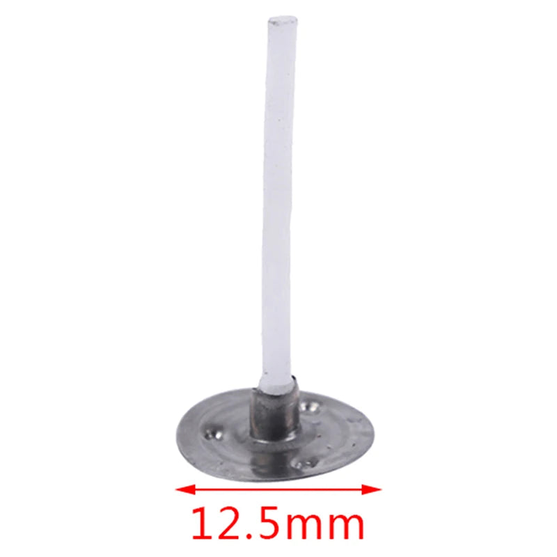 100Pcs Candles Mold Wick Tabs Eco-Friendly Candle Sustainer Making Pure Cotton Vue