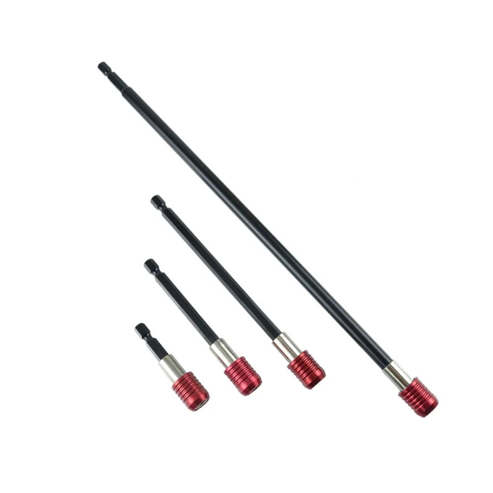 4-Piece Hex Drill Bit Extension Set | 60–300mm Quick-Release Rods Drill Bit Extension Set Vue
