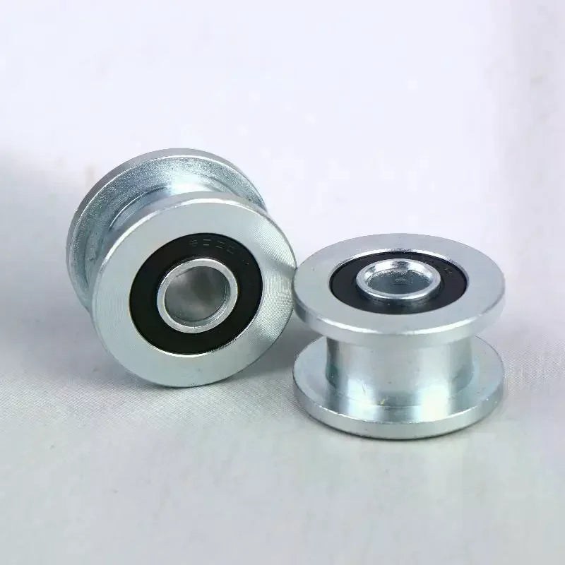 1 M8 M10x35x20mm H-groove Pulley Belt Groove Roller 6000-2RS Bearing Vue