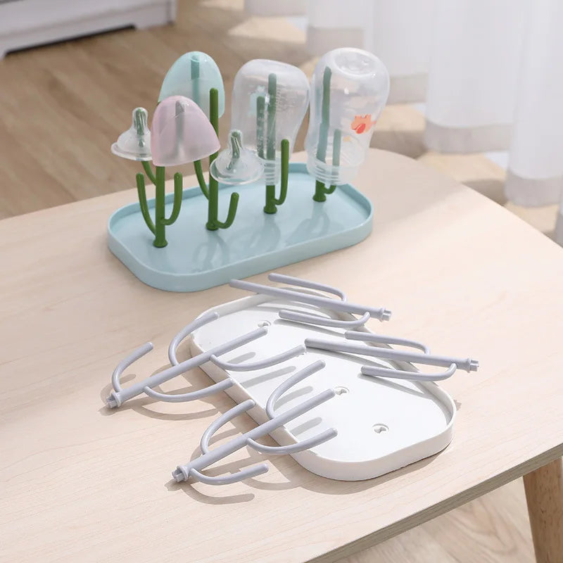 Baby Feeding Bottle Drying Rack Drain Rack Cleaning Dryer Drainer Storage Nipple Feeding Cup Holder Storage Drying Rack Vue