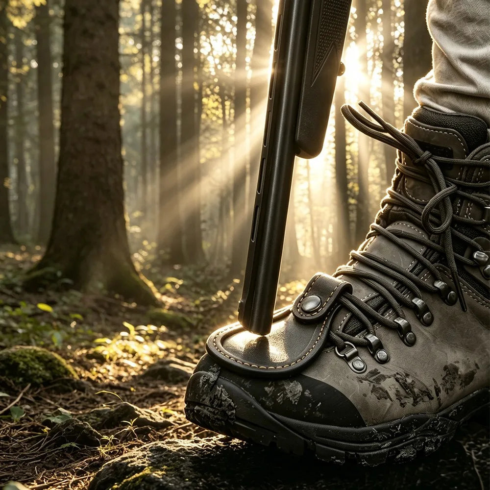 Outdoor Field Tactical Shooting Gun Pad Leather Gun Toe Shotgun Rest Foot Pad Cowhide Stock Vue