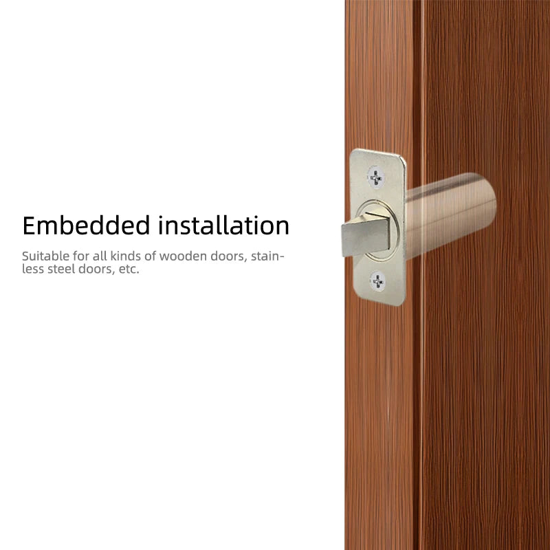 Small embedded door lock DC12V24V electric bolt lock access control electromagnetic lock concealed electric control lock Vue