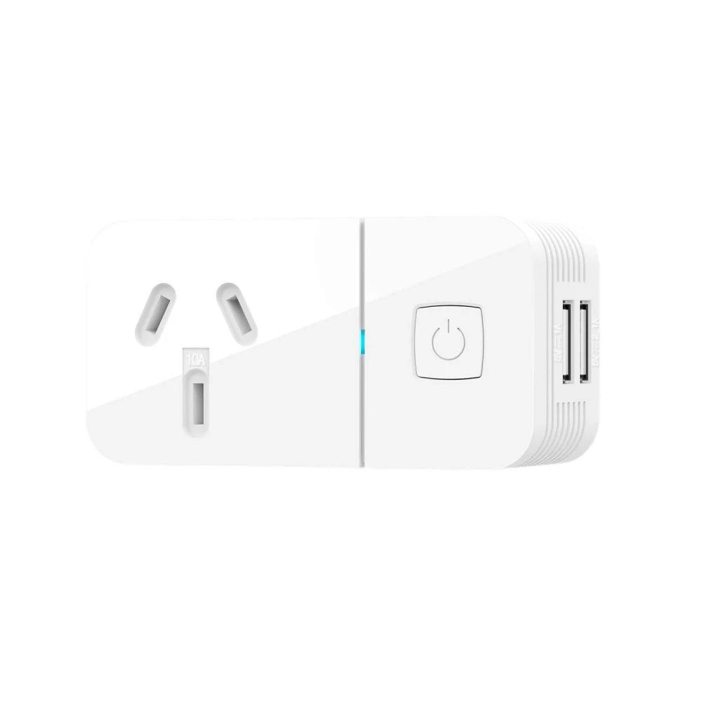 AC85-265V Socket Tuya WIFI Smart Electrical Power Plug 10A Timing Socket Remote by Alexa Google Home with Overload Protection Vue