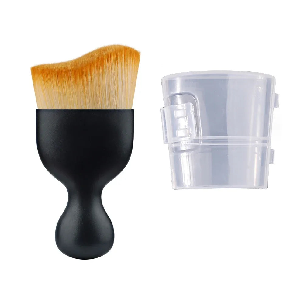1Pcs Nail UV Tool Beauty Art Brush Polish Makeup Brushes Gel Powder Cleaning Remove Manicure Accessories Dust Brush Acrylic Vue A0416-1PC
