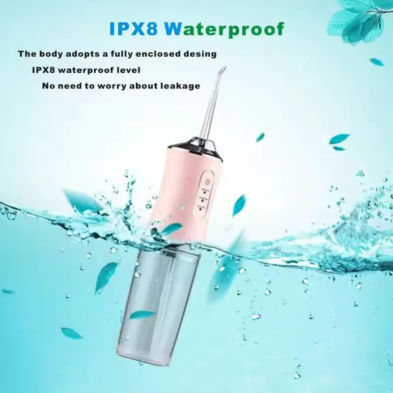 Hugebreen Electric Water Flosser Oral Irrigator – 4 Tips Electric Water Flosser Vue