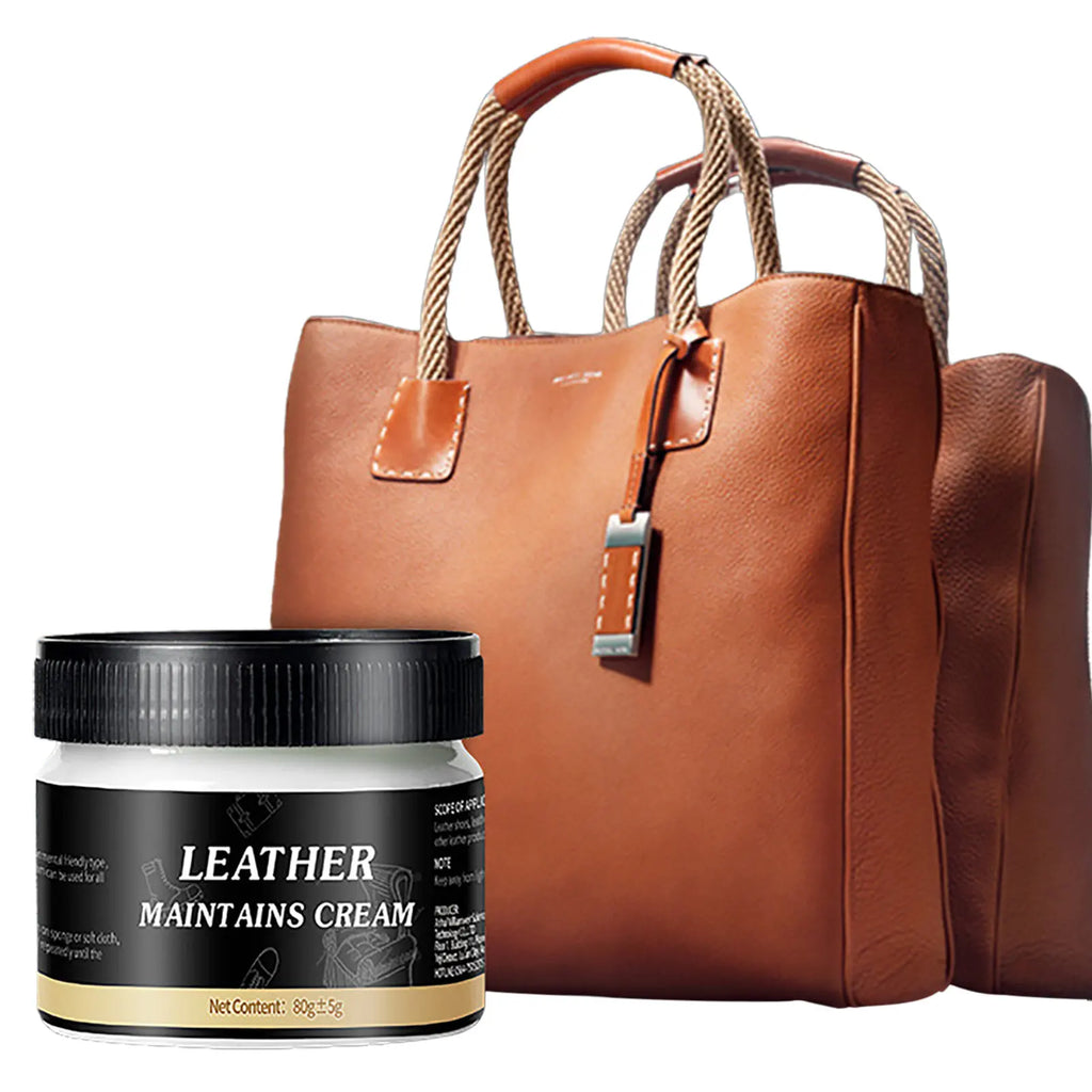 Leather Cream Leather Conditioner for Leather Pant Bag Shoes Furniture Car Seats Polishing Nourishment Care Leather Maintenance Vue