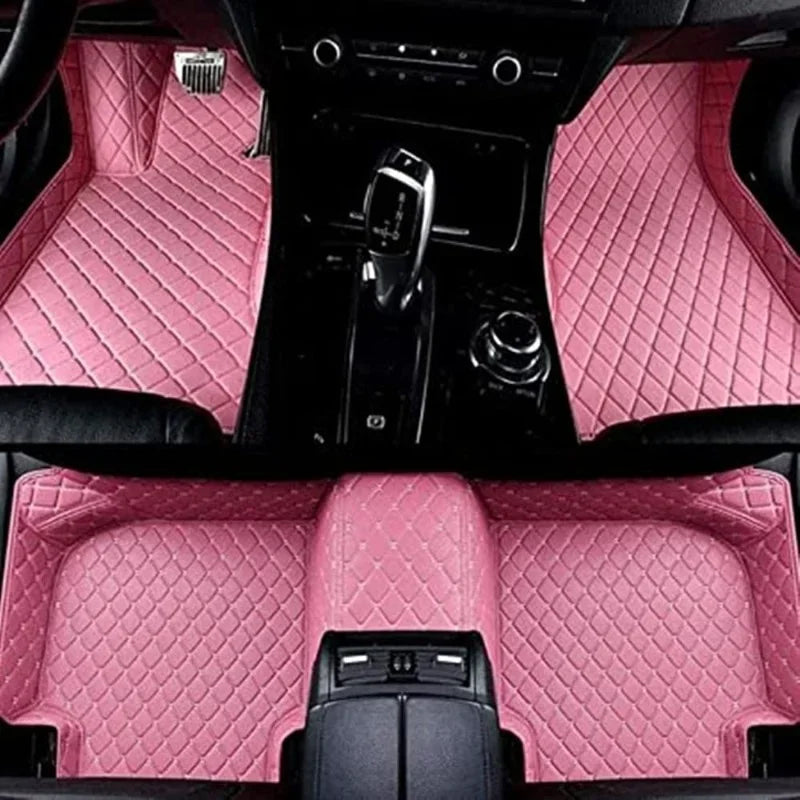 Custom car floor mat For Jaguar I-PACE XE XJ XJL XK 2000-2019 Foot Pads accessories full coverage carpet carplay Interior para Vue Pink I-PACE 2000-2018 China Mainland