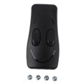 1PCS Double Control Switch Floor Light Table Lamp Push Button Switches Two-button in Line Switch Black White Color Vue Black