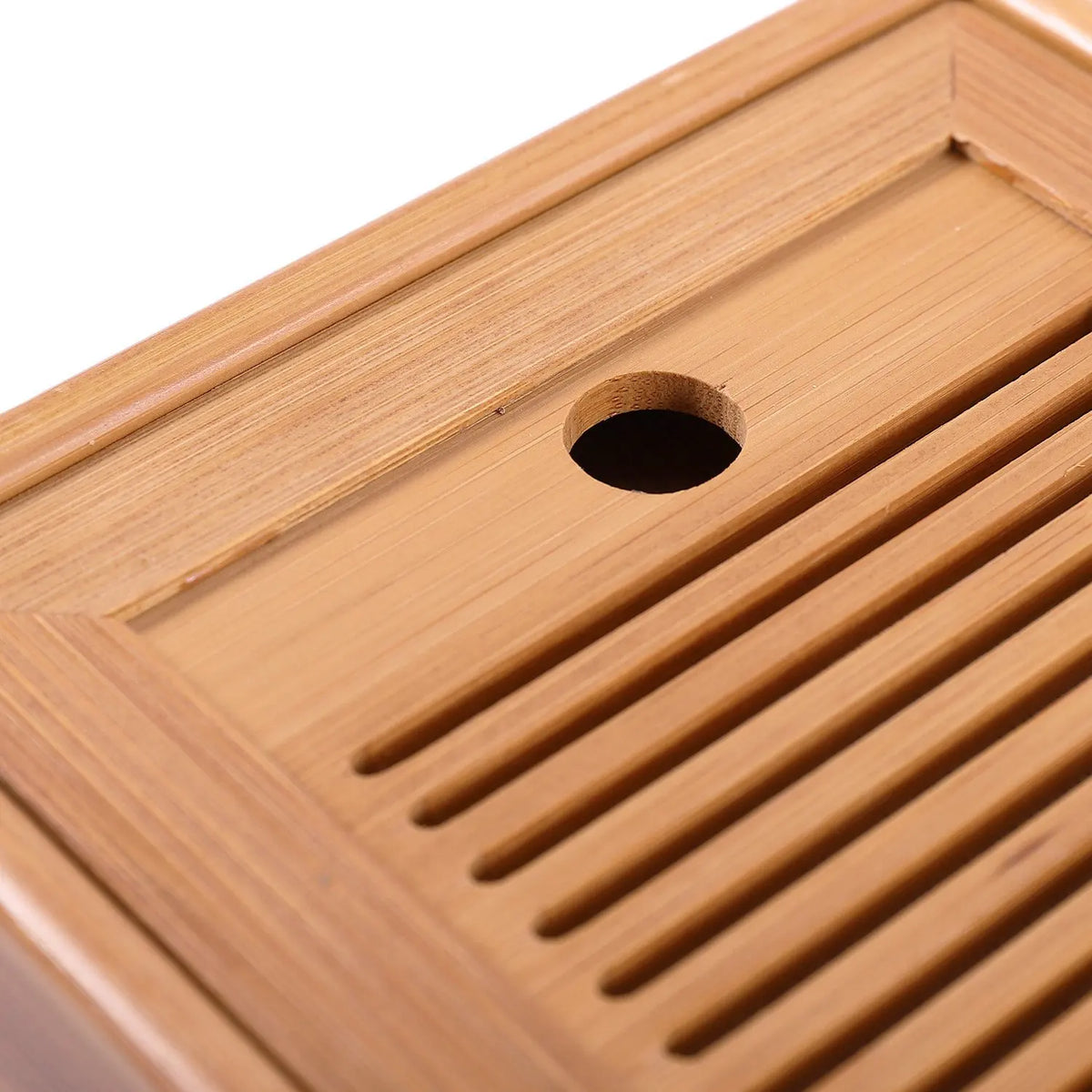 ABKW-2X Bamboo Tea Trays Kung Fu Tea Accessories Tea Tray Table With Drain Rack 25X14X3.5Cm Chinese Tea Serving Tray Set Vue