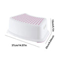 Toilet Squat Stool – Non-Slip Bathroom Step for All Ages Toilet Squat Stool Vue Pink