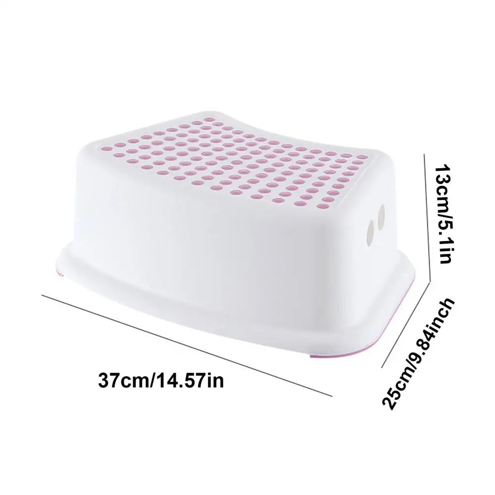 Toilet Squat Stool – Non-Slip Bathroom Step for All Ages Toilet Squat Stool Vue Pink