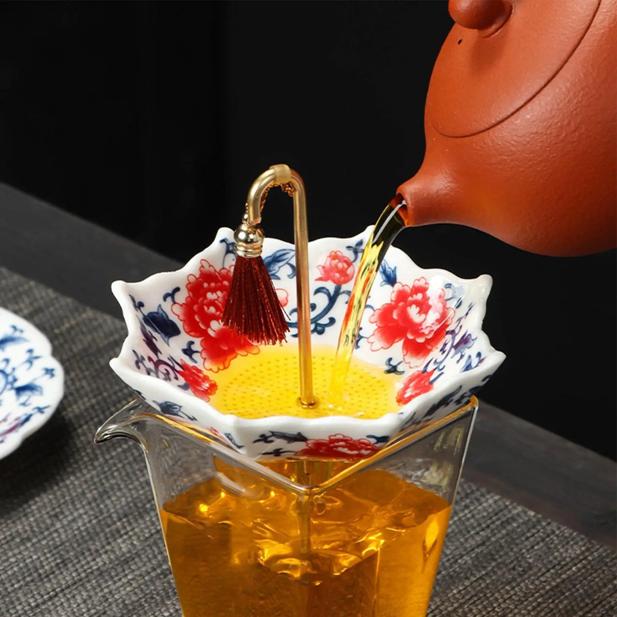 Tea Strainer Cup Umbrella Shape Brewing Tool Umbrella Tea Filter for Home Office Traveling Camping Apartment Dormitory Vue