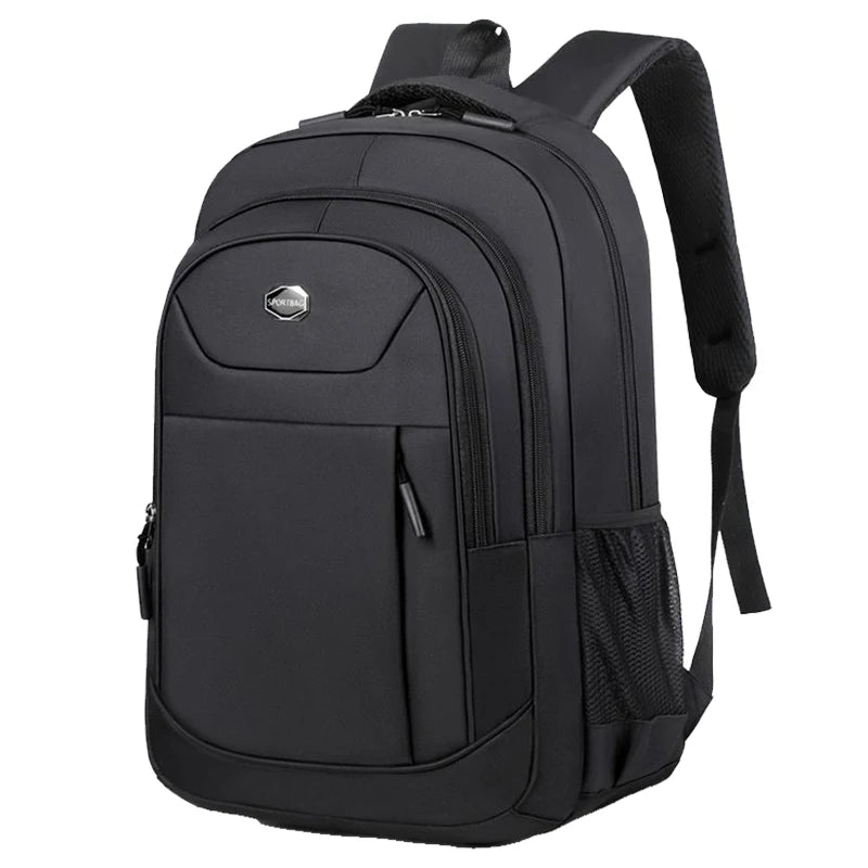 Breathable Large Capacity Rider Daypack Side Mesh Water Bottle Pocket Vue BJ8071 -- Black
