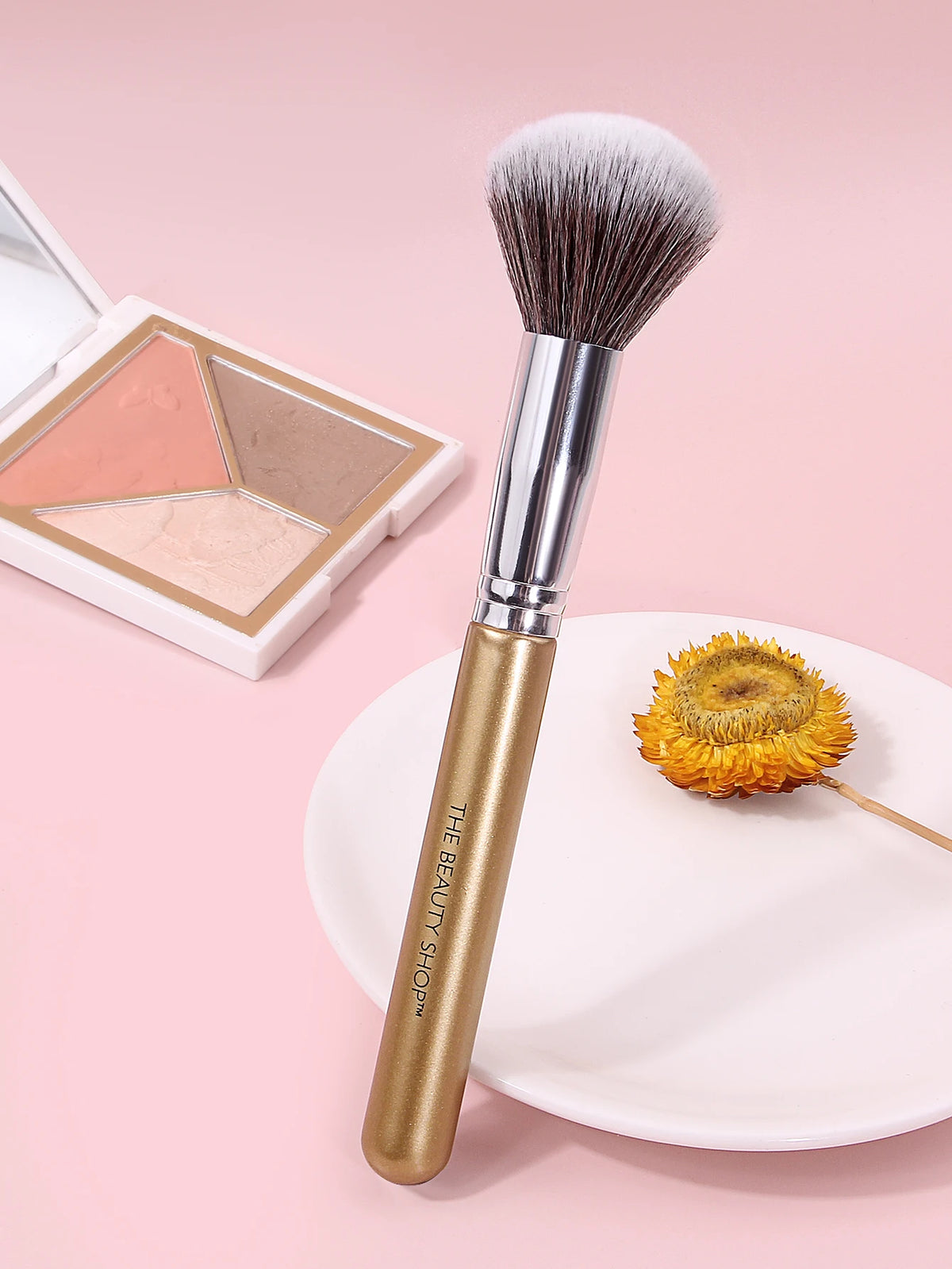 Large Size Blush Powder Makeup Brush Soft Fiber Hair Single Face Brush Household Travel Cosmetic Accessory Vue