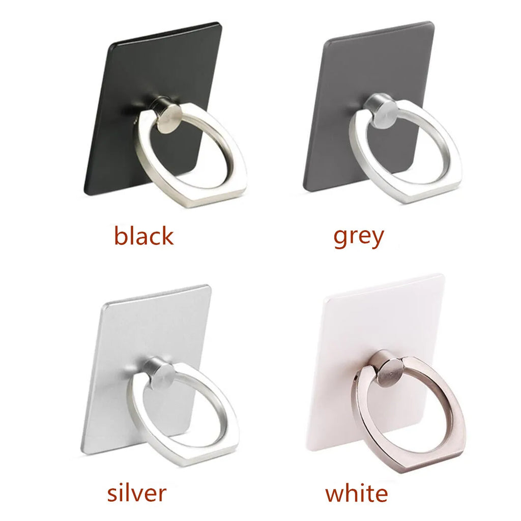 Portable Mini 360 Degree Rotation Lazy Finger Ring Stand Desk Car Holder Mount Bracket For Varies Cell Phones 9 Color Optional Vue