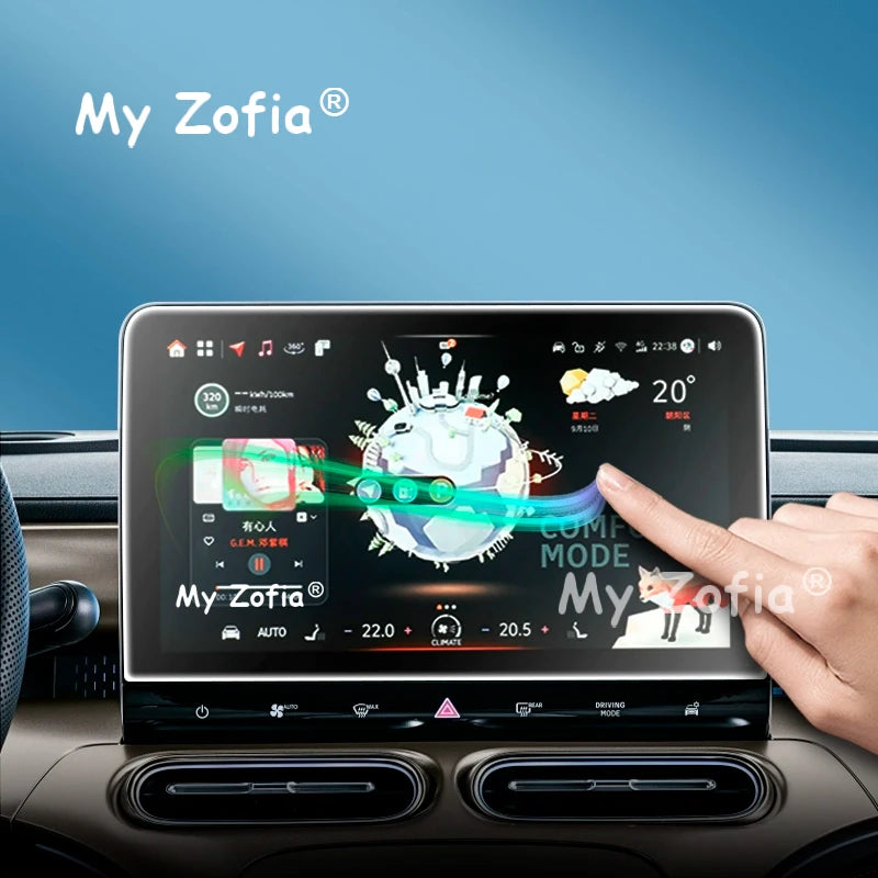 For Smart #3 2024 2025 2026 Car Tempered Glass Screen Protector Film Navigation Screen anti-scratch film Accessories Vue