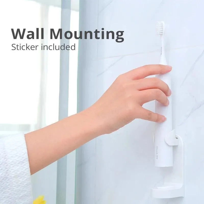 Electric Toothbrush Holder Detachable Wall Mounted Bathroom Counter Stand with Sticker Vue