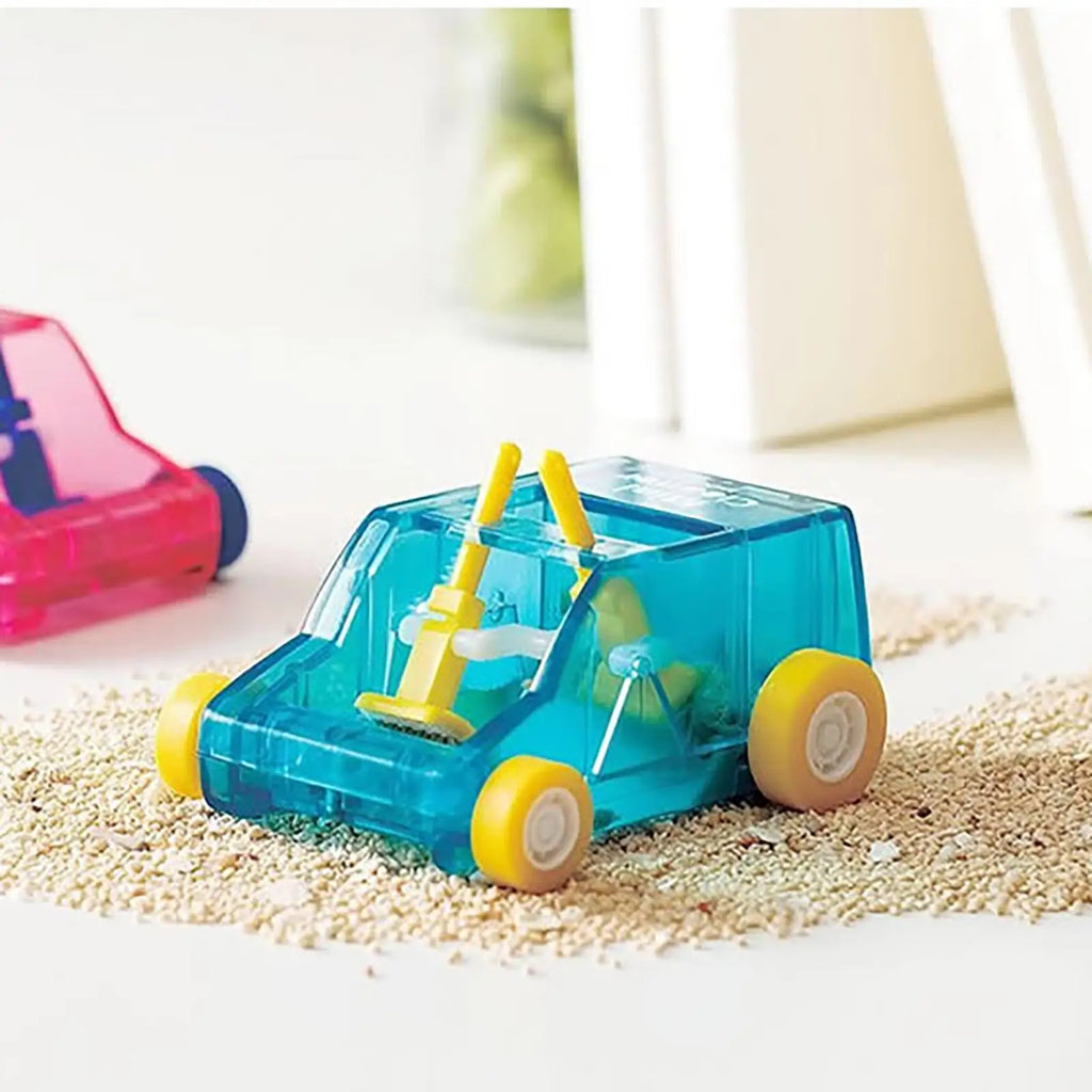 Cute Mini Cartoon Car Table Dust Cleaning Trolley Desktop Eraser Dust Ceaner Confetti Pencil Eraser Dust Sweeper Vue