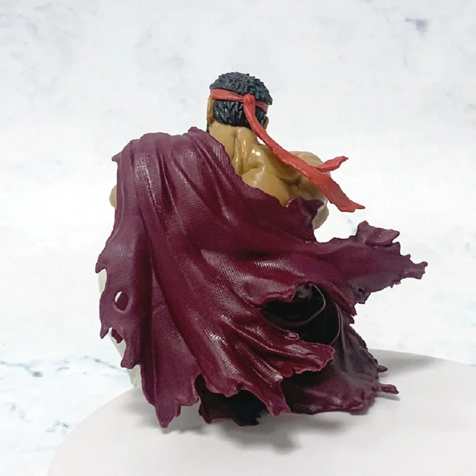 14cm Anime Game Street Fighter Figure Ryu Chun-Li Action Figure Sitting Posture Figurine Decor PVC Model Fans Collection Toys Vue