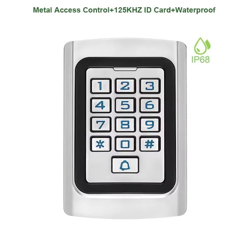 WIFI Tuya APP Waterproof Backlight RFID Door Access Control Reader Keypad 2000 Users 125KHz EM Card Metal Access Controller Vue K10-W