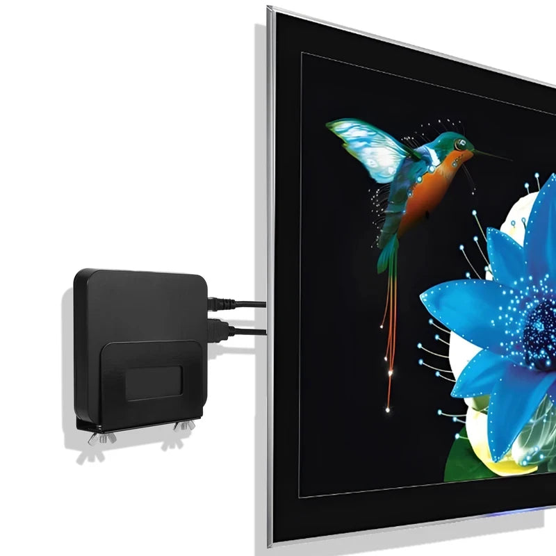 Adjustable Wall Mount Bracket – Fits Apple TV 3/4/4K, Router, Modem, TV Box – Space-Saving Sturdy, 1 Pack Vue