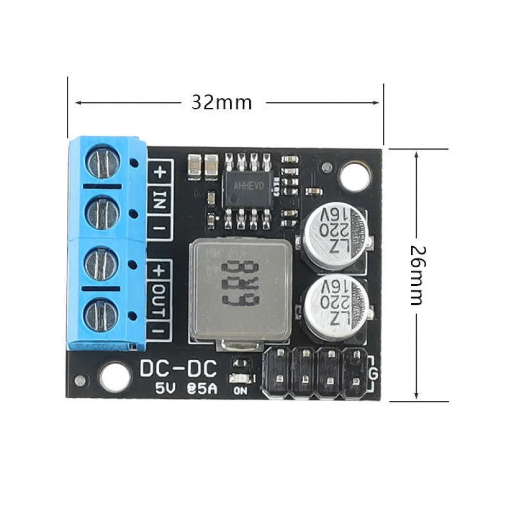 SY8205 5V 5A Voltage Stabilizing Step-down Module Compatible Arduino STM32 Servo Power Supply Synchronous Step-down Regulator Vue