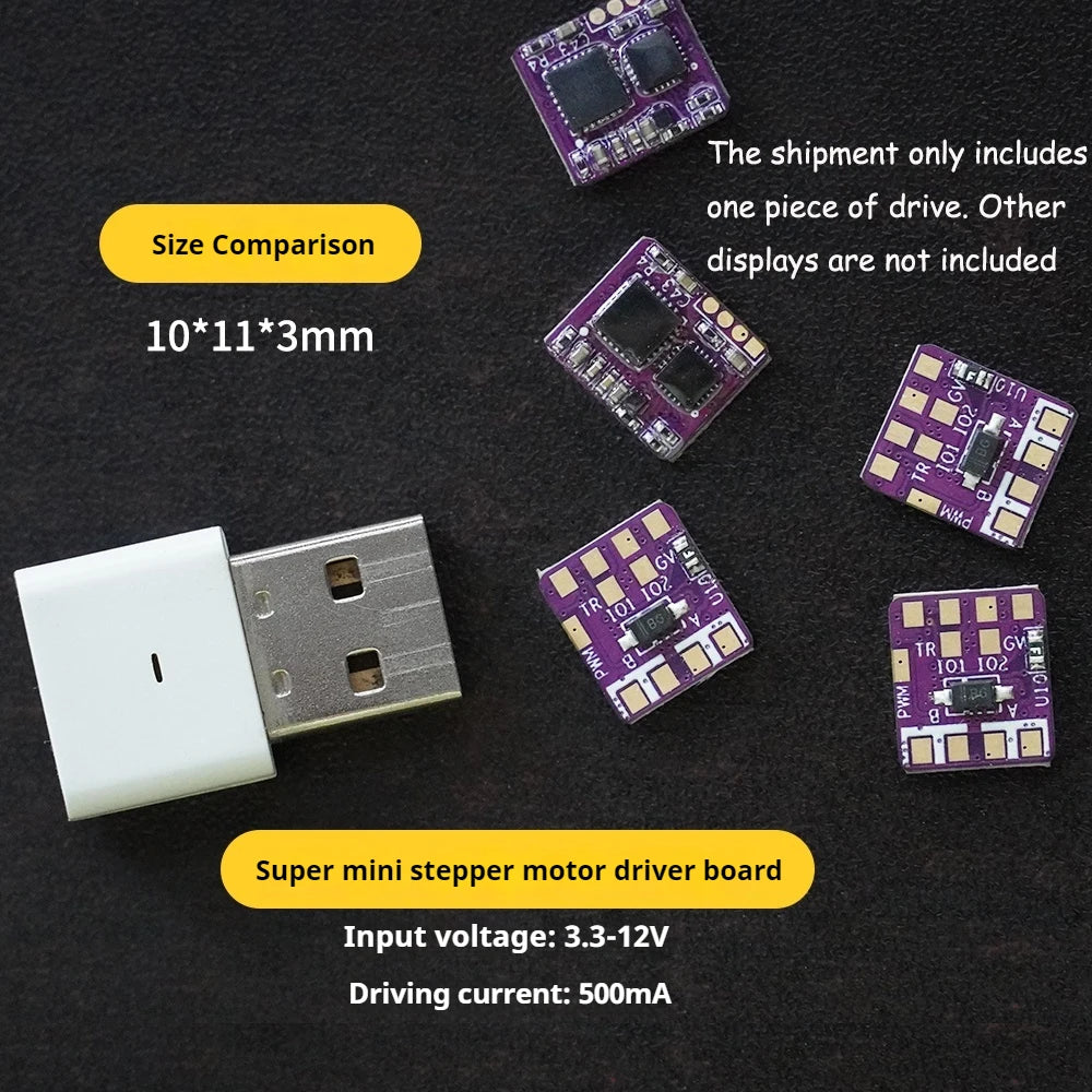 1PCS Mini Stepper Motor Driver Electronic Speed Controller 3.3-12V Servo Motor Controller Drive and Control Integrated Module Vue