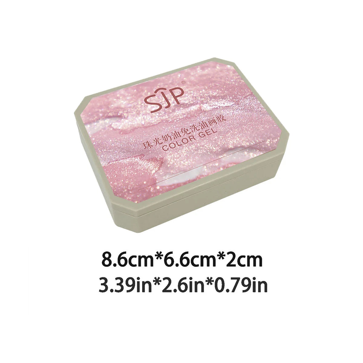 1pc Solid Pearl Cream Oil Painting Gel No Wash Pat Gel Sparkling 3D 9-Color Thick Nail Art Creation Decoration DIY Ins Style Vue