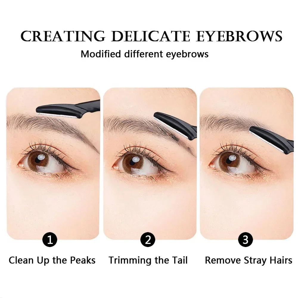 Removal Eye Knives Makeup Tools Face Razor Hair Remover Cutter Shaver Blades Eyebrow Trimmer PortableBrow Epilation Hair Vue