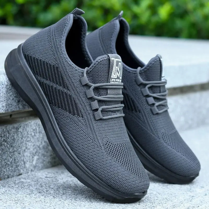 Men's Lightweight Slip-On Canvas Sneakers – Breathable Casual Canvas Slip-On Sneakers Vue