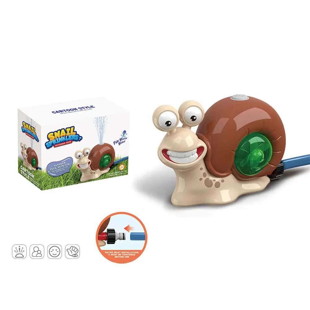 Cartoon Snail Water Sprinkler – Kids Summer Lawn Spray Toy Kids Water Sprinkler Vue