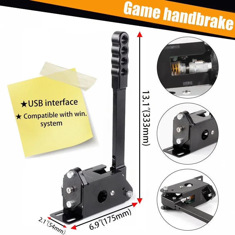 Game Simulation Joystick for Dust Rally Car Horizon USB Drive Free PC Linear Gaming Handbrake Emulator Vue