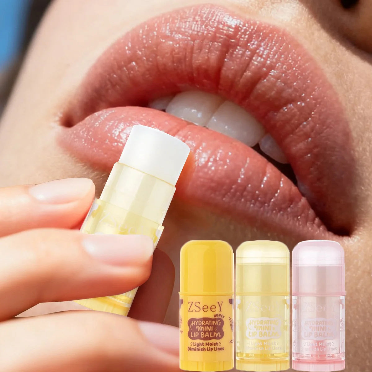 3pcs/set New Fruits Lip Balm Set Moisturizing Nourishing Hydrating Lipstick Kits Lips Oil Moisturizing and Non Greasy Vue