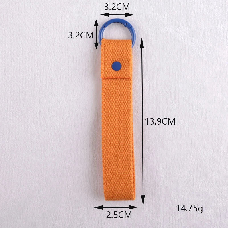 Fashion Cotton Keychain Lanyard Wrist Straps Schoolbag Backpack Pendent Key Chain Car Keys Canvas Strap Keyring Vue A19