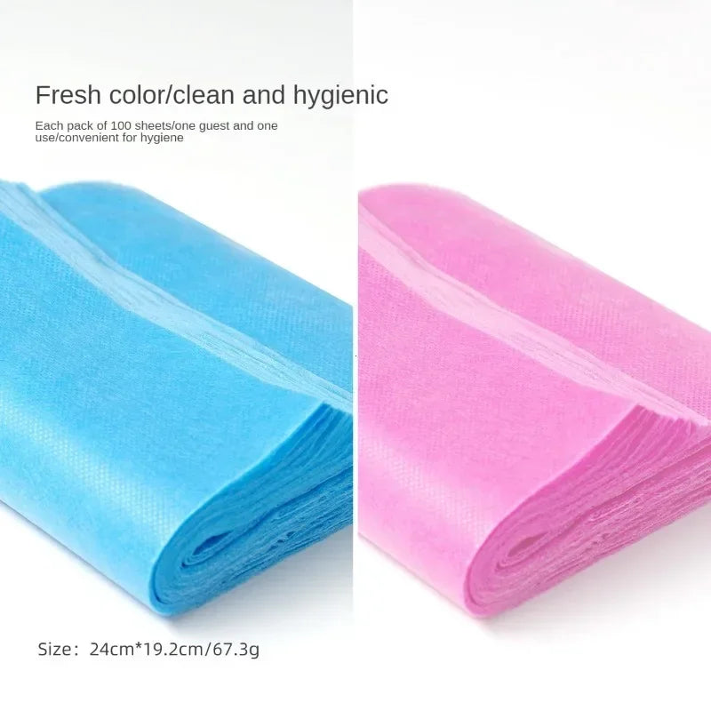 100Pcs Disposable Nail Art Vacuum Dust Collector Non-Woven Filter Paper Manicure Machine Dust Filter Paper Cleaning Tools Vue