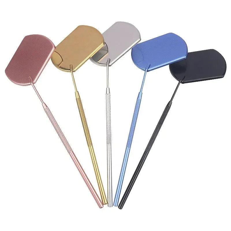 1 PCs Lash Extension Mirror Eyelash Extension Grafting Tools Stainless Steel Multifunction Checking Lash Mirror Beauty Makeup Vue