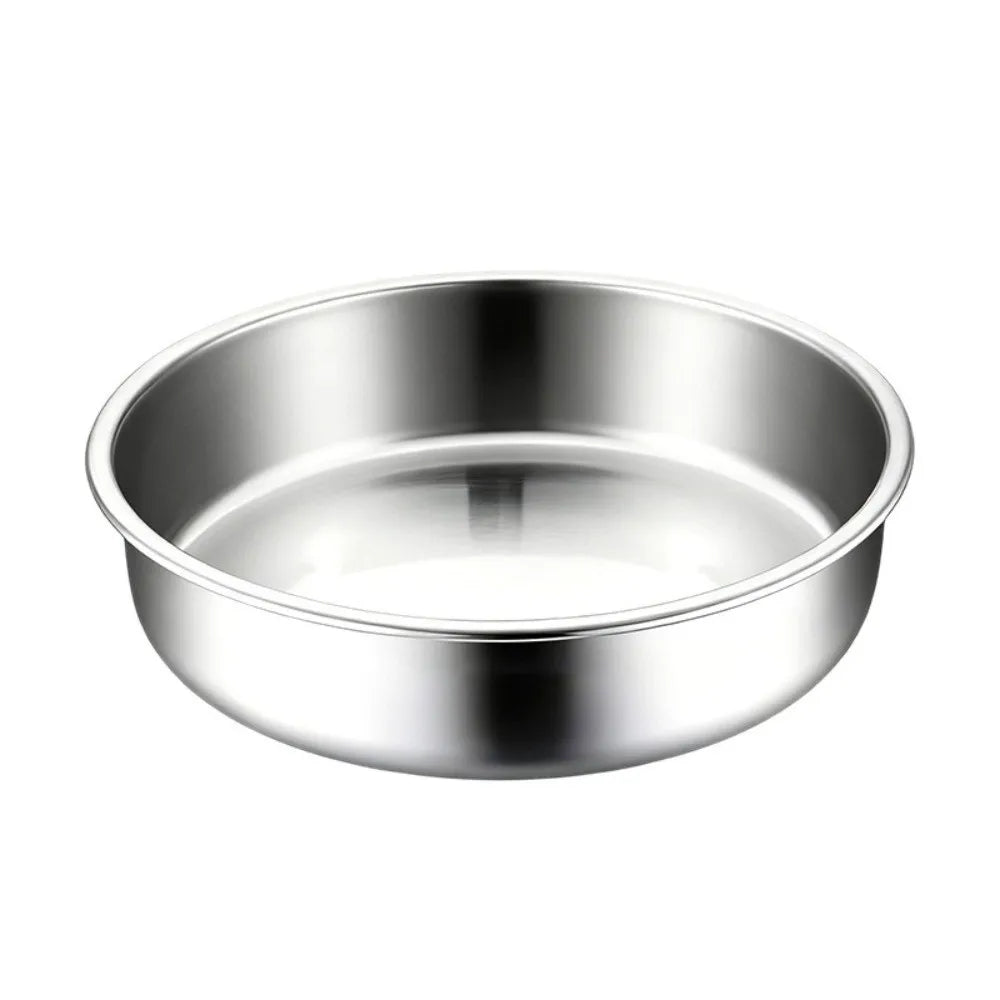 Large Capacity Steamed Egg Bowl Fall-resistant Rust-proof Soup Bowl with Lids Nonstick Food Container Home Kitchen Vue