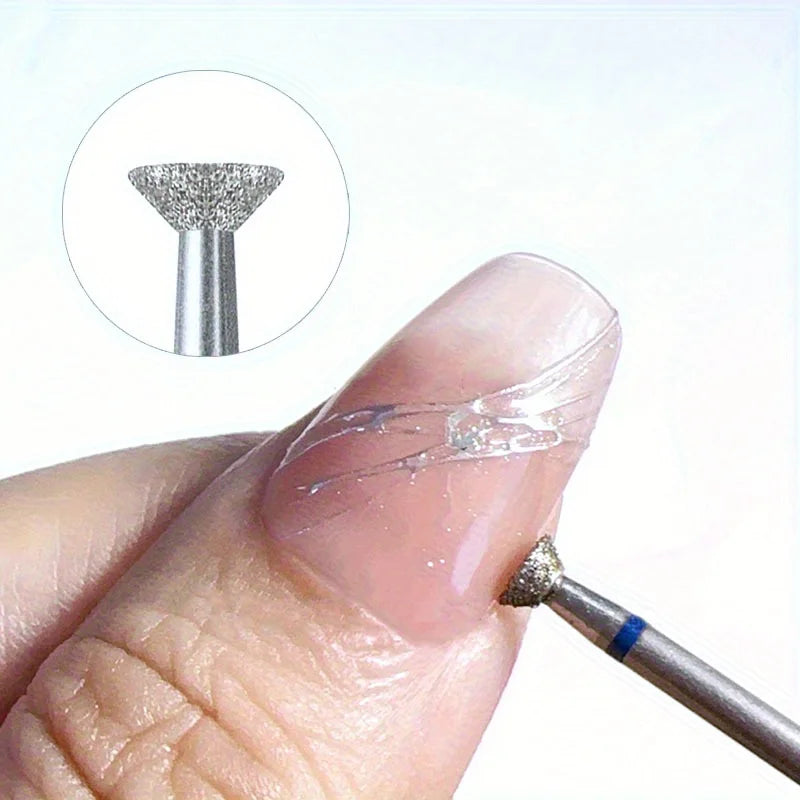1PC Precision Carbide Nail Drill Bit For Manicure Pedicure Electric Machine Accessory Burr Tool Vue