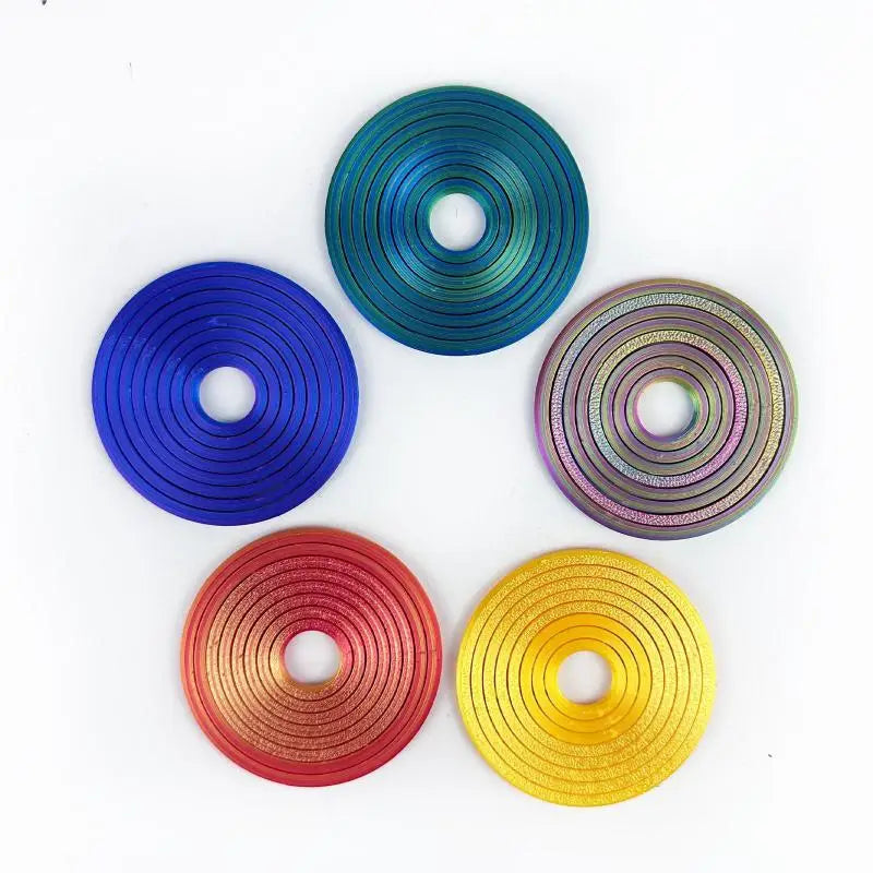 3D Printed PLA Hex Ring Colorful Rotating Fashionable Ornament for Everyday Wear Vue