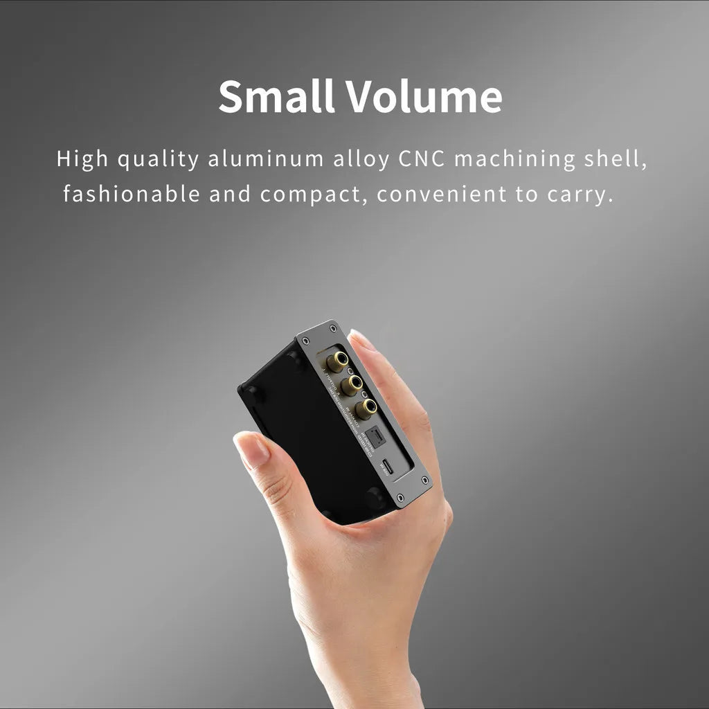 SMSL DS100 MQA DAC & Headphone Amp | CS43131 Hi-Res Audio DAC Headphone Amplifier Vue