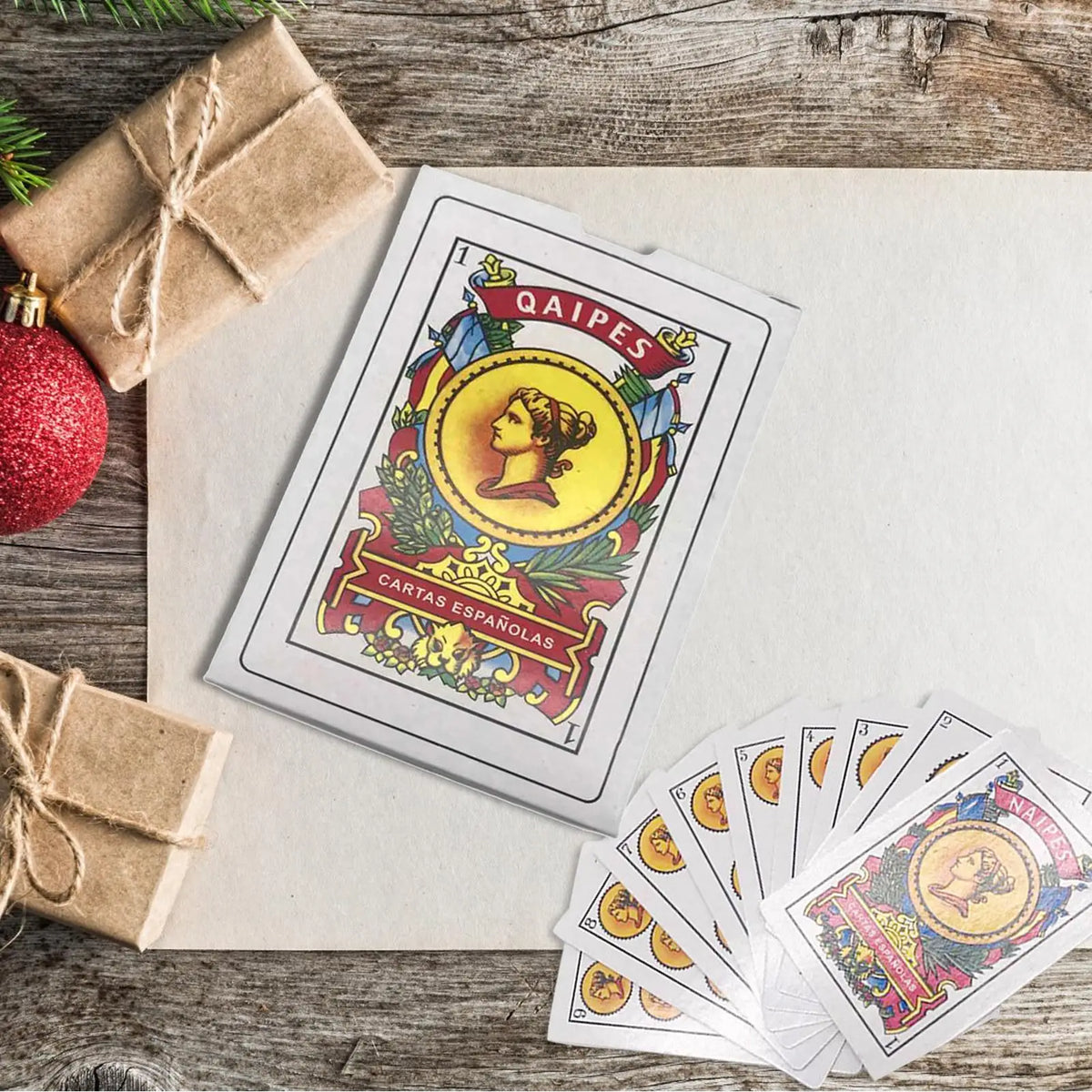 Spanish Playing Cards Deck – 50 Cards with Unique Patterns Playing Card Deck Vue