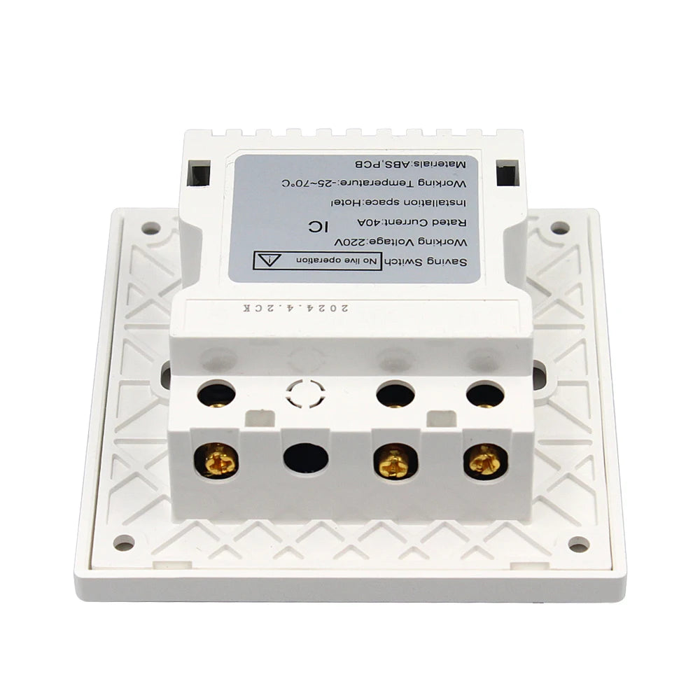Wide Voltage Hotel Energy Saving Switch Low/High Frequency 125Khz/13.56MHz Support 110V / 220V 40A M1/EM T5577 Card Power On-Off Vue